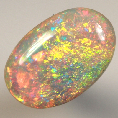 SOLID SEMI BLACK OPAL Sparkling golden bright fire in 3D! SEE VIDEO